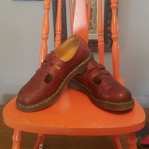 Doc Marten Brown Mary Jane, size 8